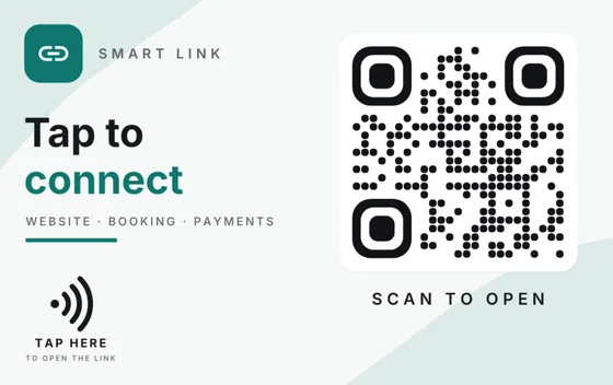 Smart Link Card, light finish
